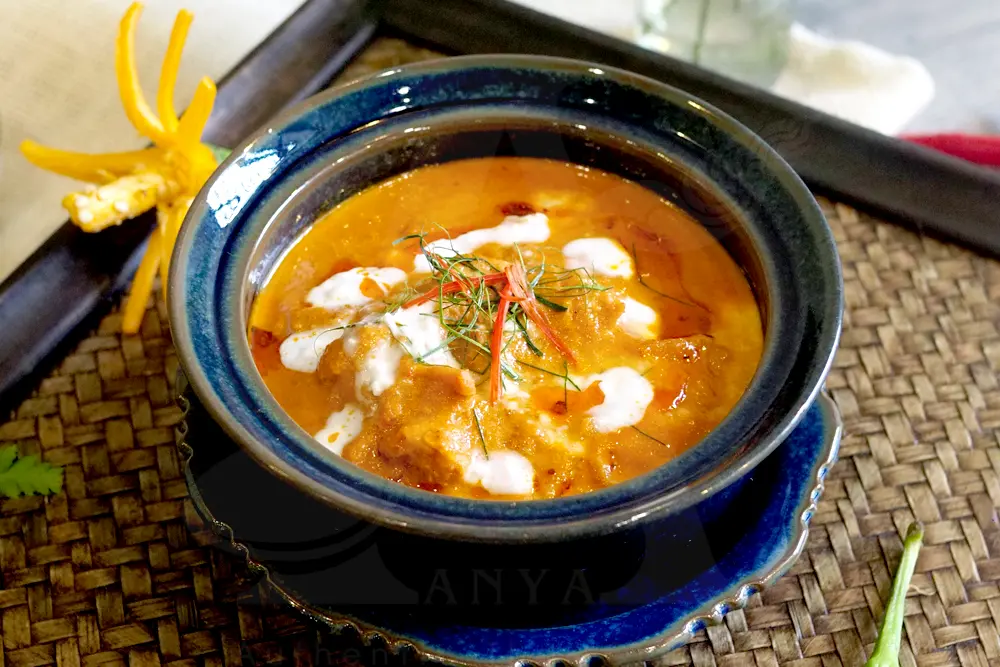 Panaeng Curry Pork or Beef Shank Cooked with Coconut Milk